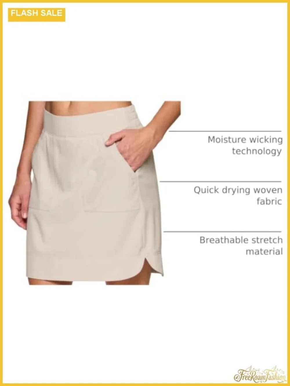 Women's Quick Dry Golf Pickleball Skort with Pockets
